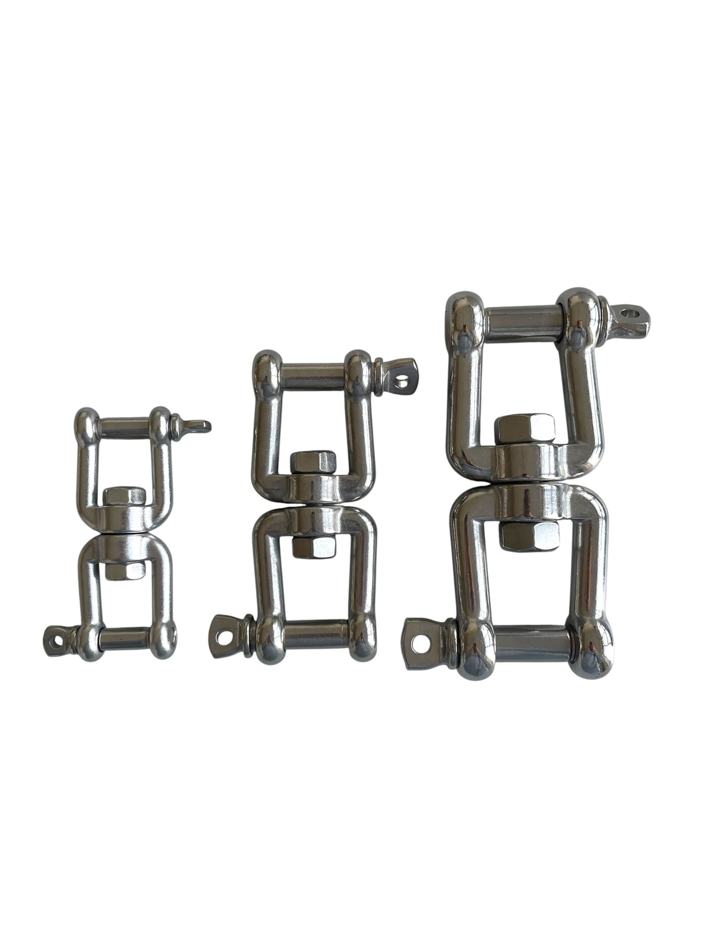 Wirbelschäkel Gabel-Gabel V4A