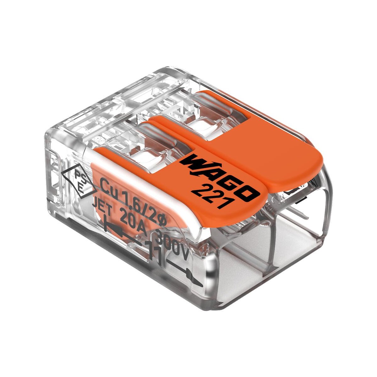 Verbindungsklemme WAGO 221 - 4 mm2