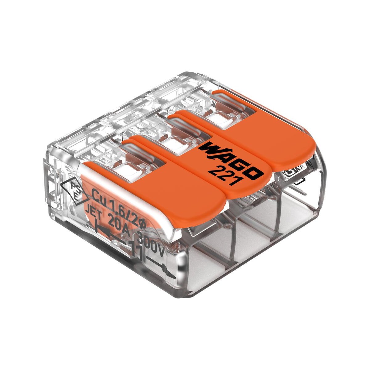 Verbindungsklemme WAGO 221 - 4 mm2