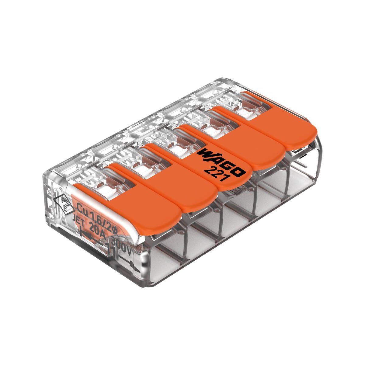 Verbindungsklemme WAGO 221 - 4 mm2