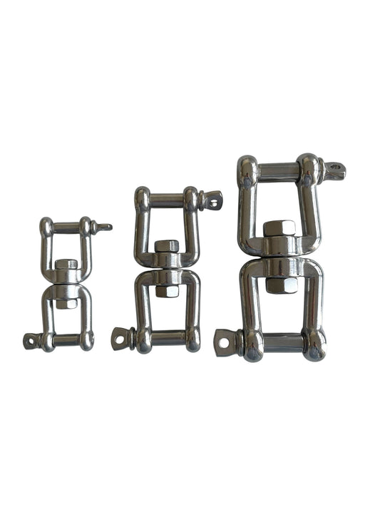 Wirbelschäkel Gabel-Gabel V4A