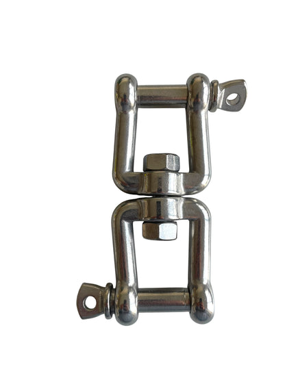 Wirbelschäkel Gabel-Gabel V4A