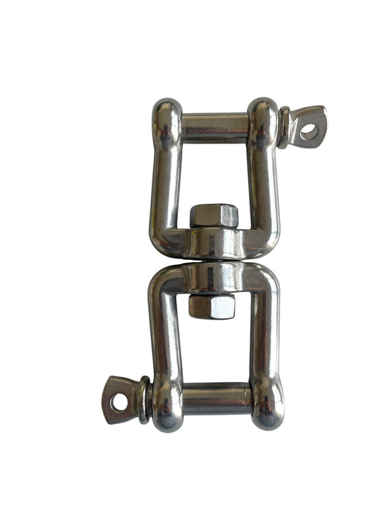 Wirbelschäkel Gabel-Gabel V4A