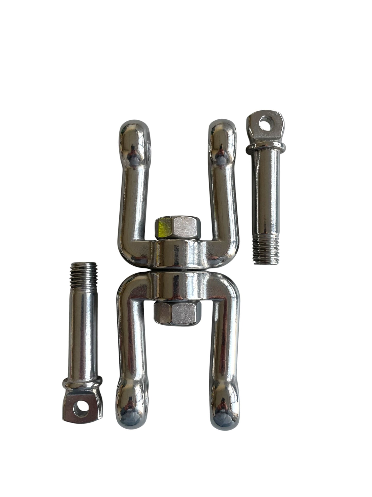 Wirbelschäkel Gabel-Gabel V4A