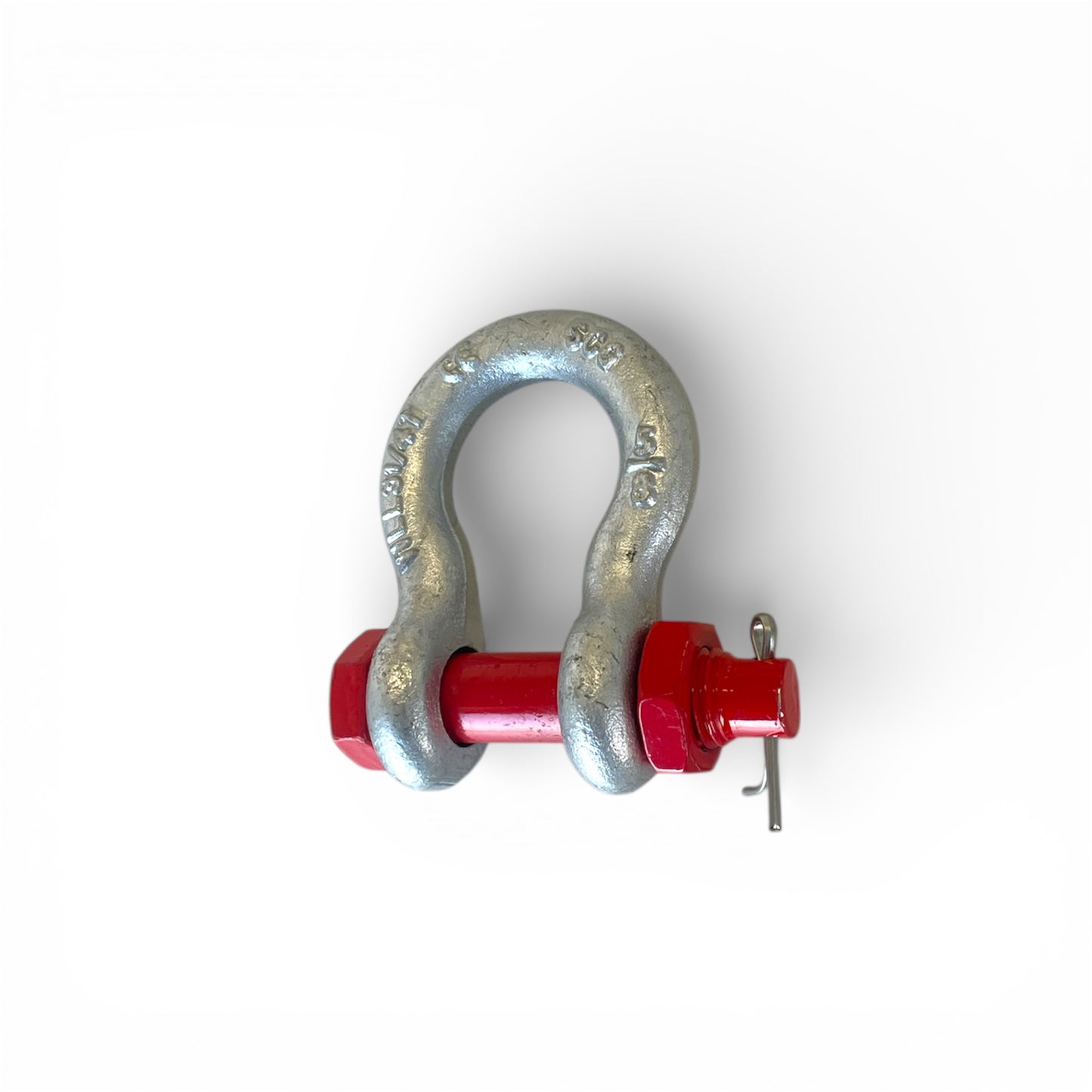 Schaekel geschweift verzinkt mit mutter und splint